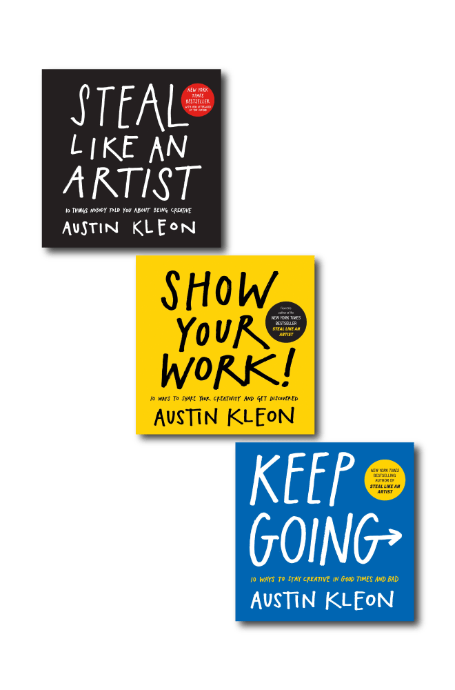 Austin Kleon Combo – Set of 3